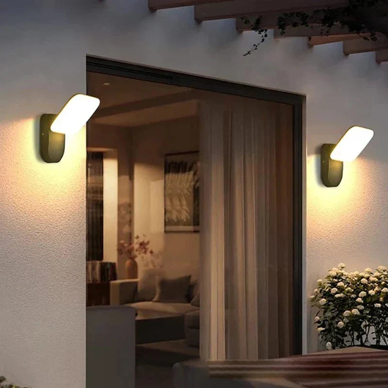 LumiGuard - Moderne LED Wandlamp met Bewegingssensor, Weerbestendig & Energiezuinig