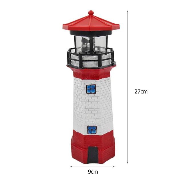 LumiTower - Solar Vuurtoren Tuinlamp – Weerbestendige LED Buitenverlichting