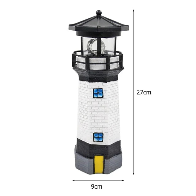 LumiTower - Solar Vuurtoren Tuinlamp – Weerbestendige LED Buitenverlichting