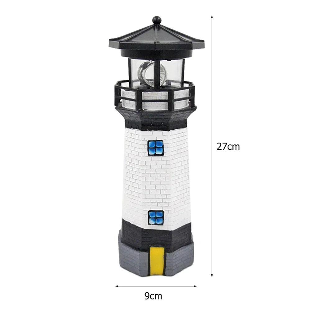 LumiTower - Solar Vuurtoren Tuinlamp – Weerbestendige LED Buitenverlichting