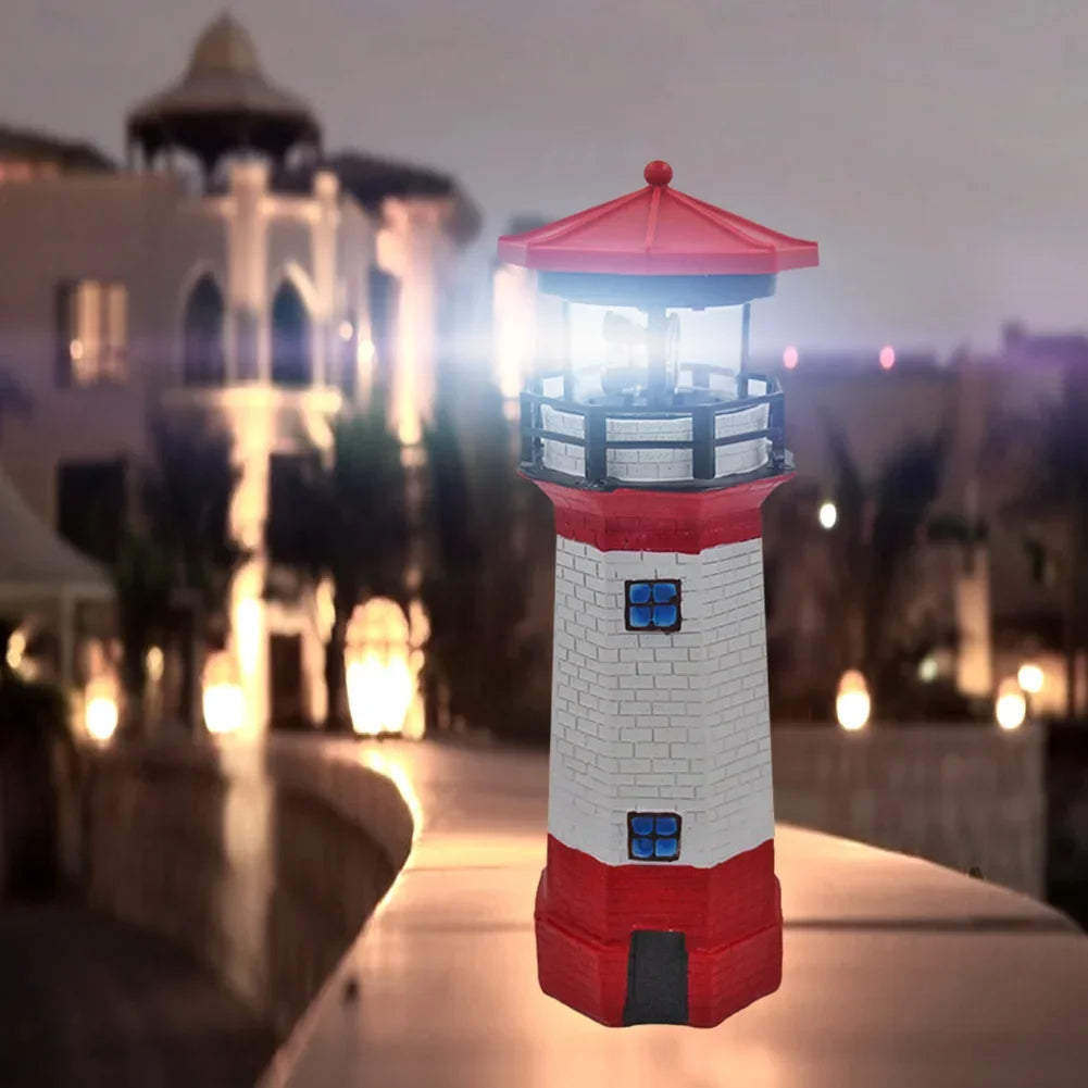 LumiTower - Solar Vuurtoren Tuinlamp – Weerbestendige LED Buitenverlichting