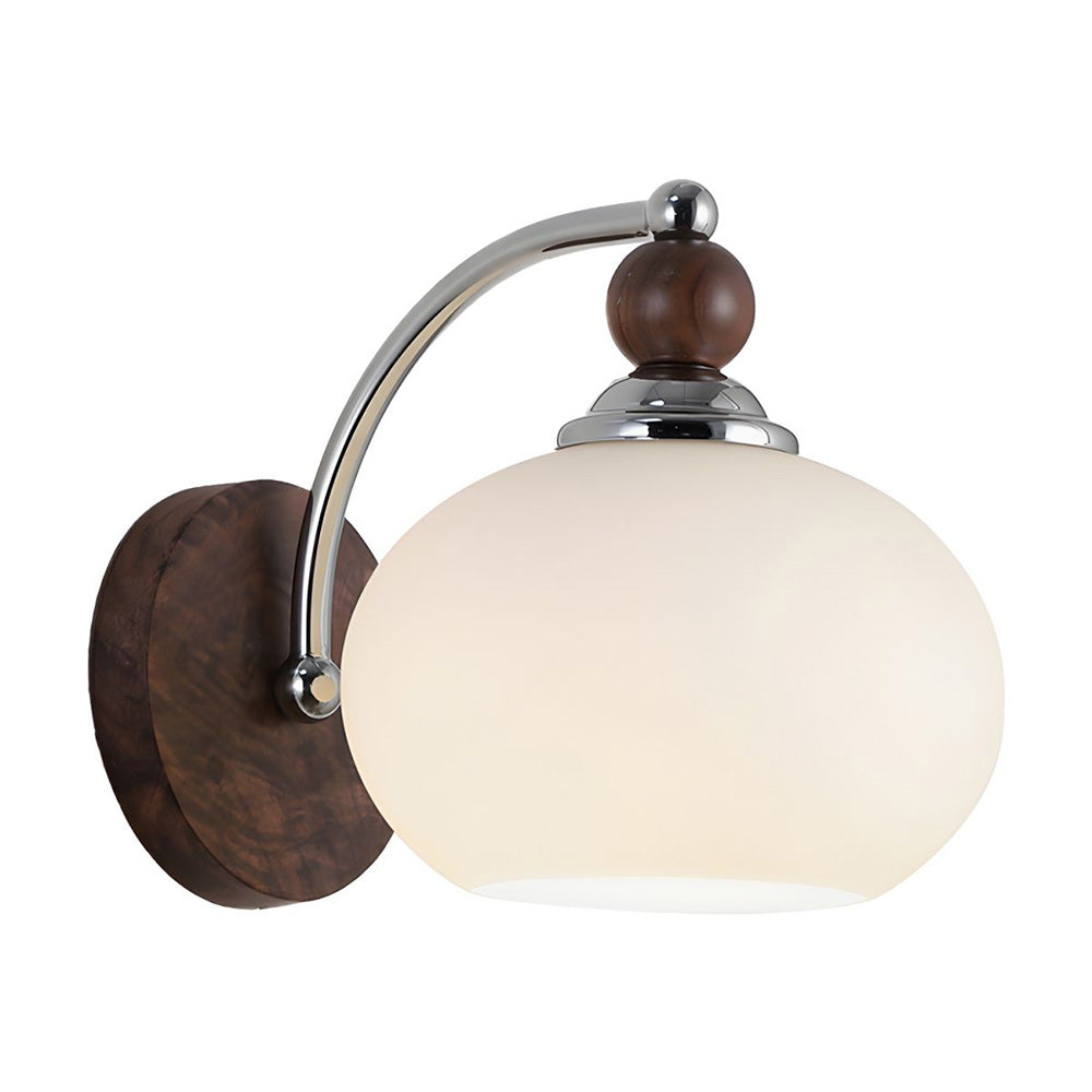 Moderne Paddenstoel Glazen Kap Wandlamp