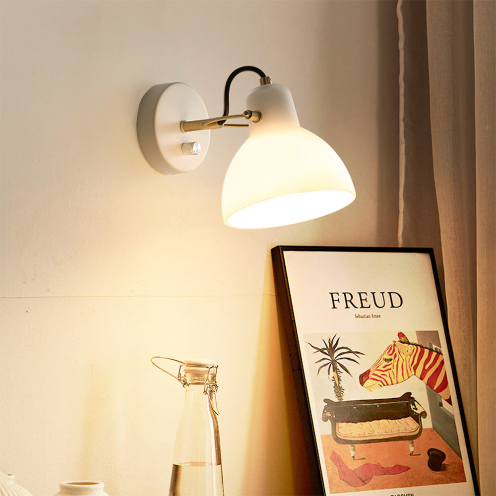 Minimalistische Eenvoudige Witte Glazen Wandlamp