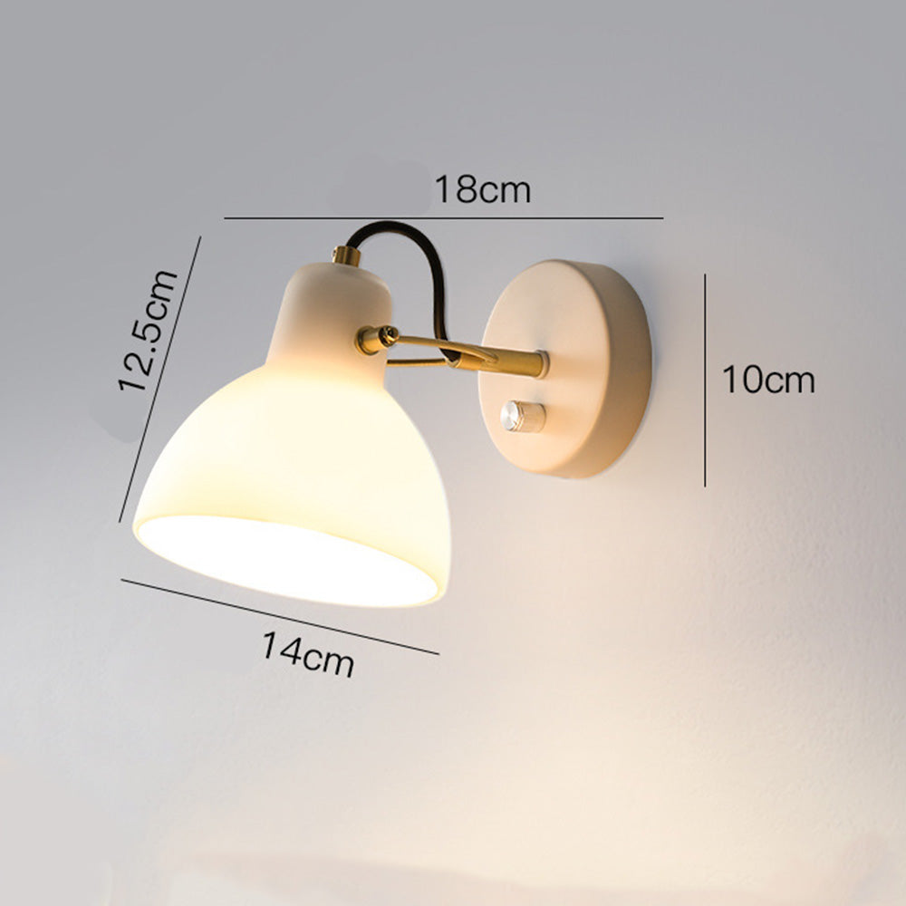 Minimalistische Eenvoudige Witte Glazen Wandlamp