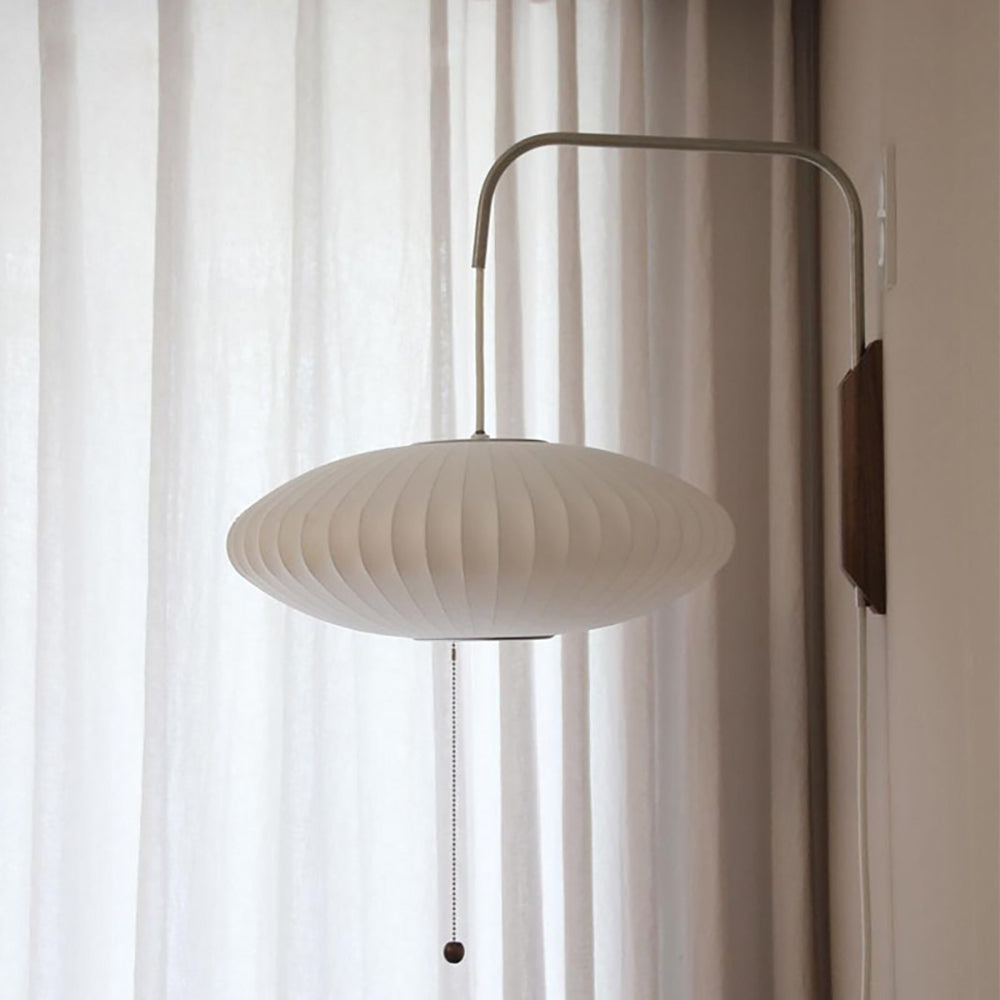 Bauhaus Witte Zijde Wandlamp