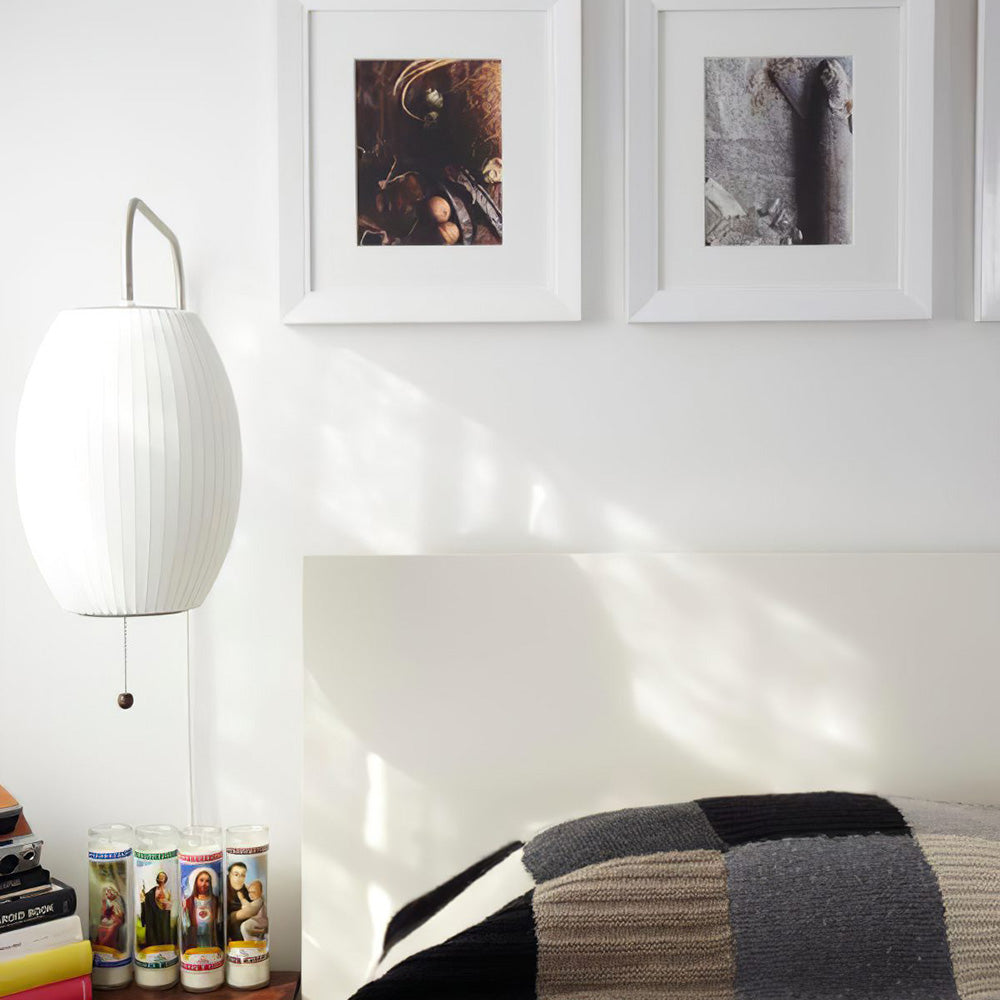 Bauhaus Witte Zijde Wandlamp