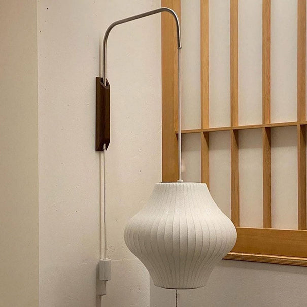 Bauhaus Witte Zijde Wandlamp