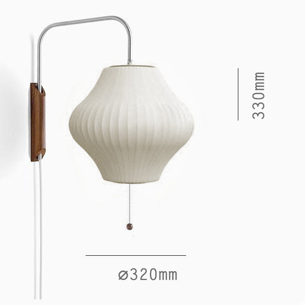 Bauhaus Witte Zijde Wandlamp