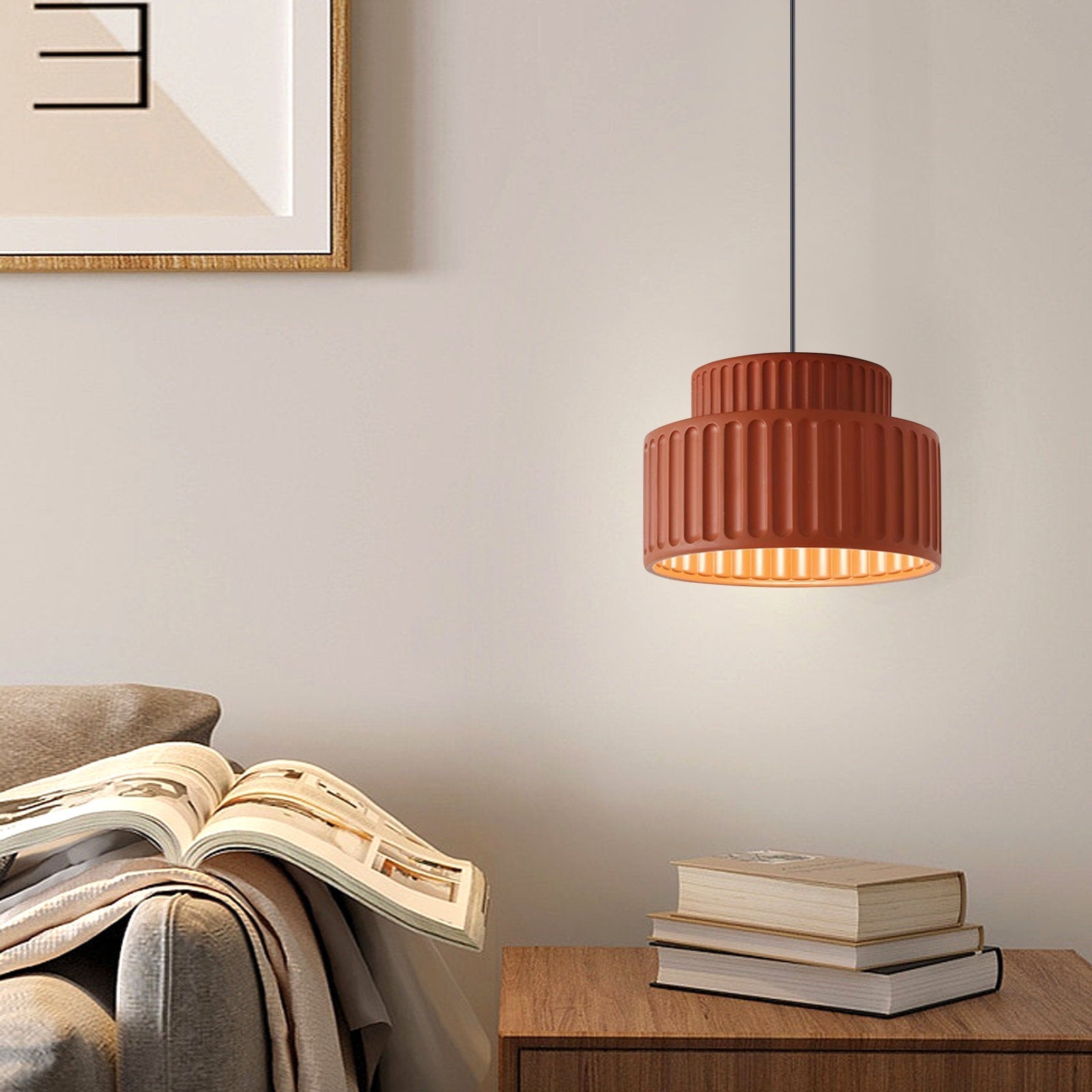 Bauhaus Eenvoudige Moderne Hars Hanglamp