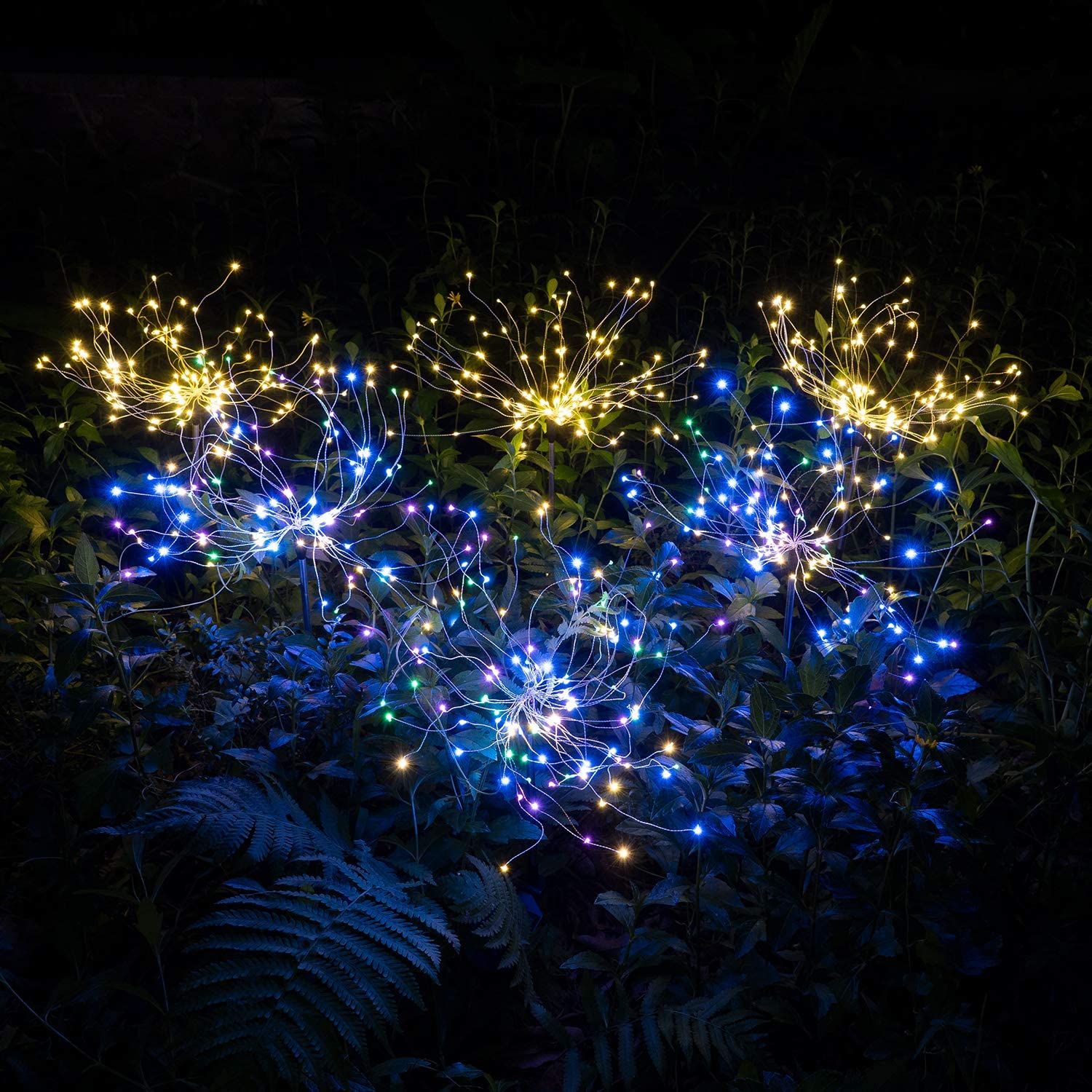 Zonne-tuin vuurwerkverlichting buitendecoratie