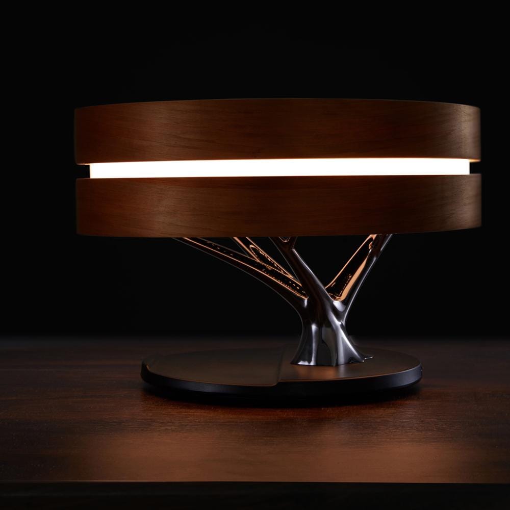 Circle of Life Lamp - Ronde Houten Tafellamp