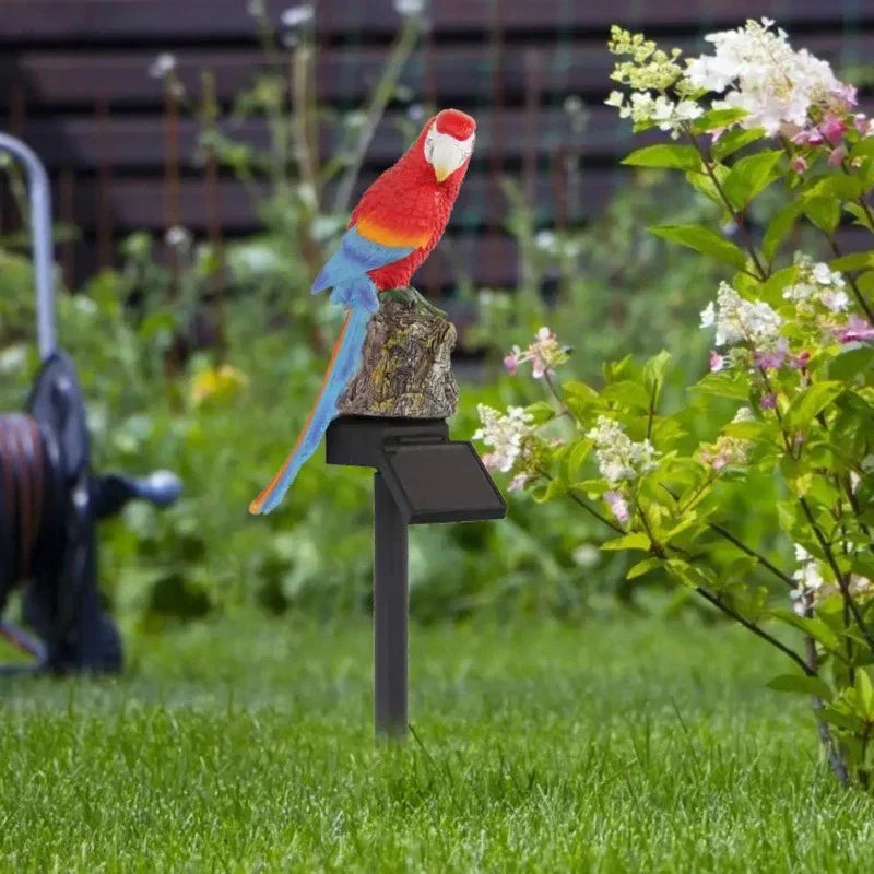 SolarLumi – Decoratieve Zonne-LED Tuinlamp met Vogel – Weerbestendig & Energiezuinig