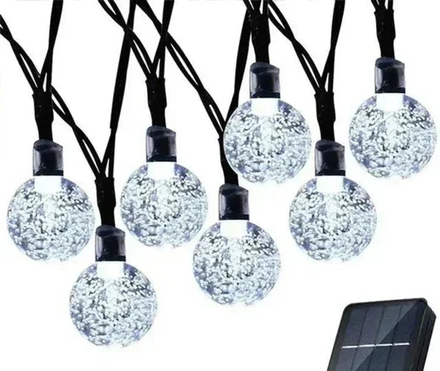 LumiTwinkle – Kleurrijke Solar Lichtslingers voor Buiten – Waterdicht, LED Decoratie voor Tuin en Balkon