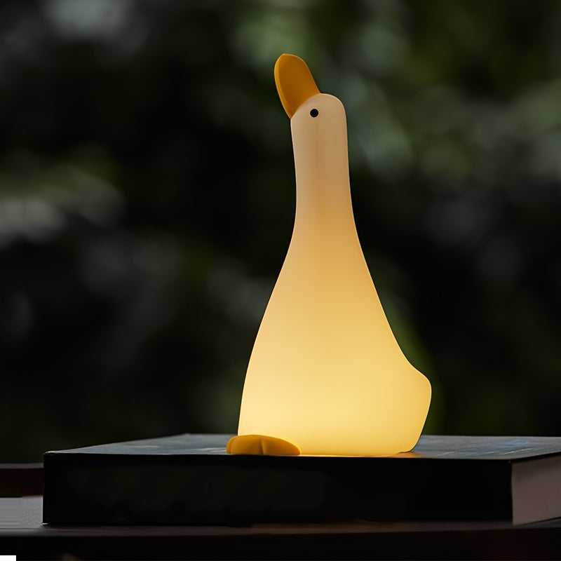 DreamDuck - Siliconen Nachtlampje met USB Oplaadbare Touch Sensor en 3 Helderniveaus