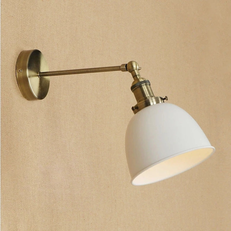 Liam Vintage LED Wandlamp Binnen Zwart Slaapkamer Metaal