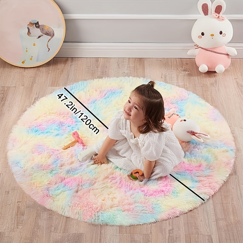 Ultra Soft Plush Rond Vloerkleed – Fluffy, Antislip, Waterdicht