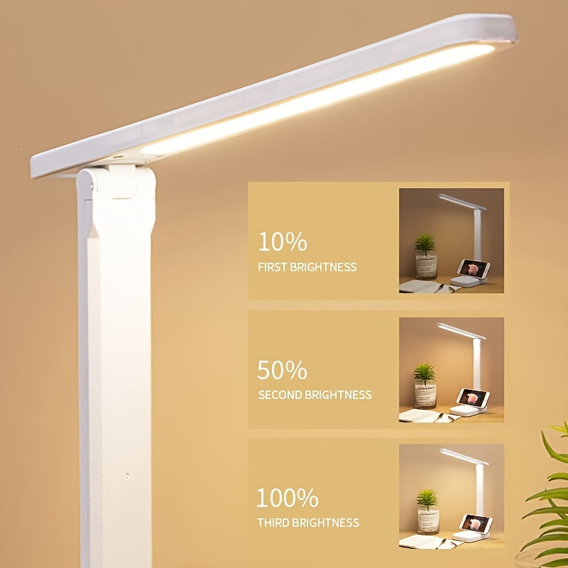 LumiDesk - Dimbare LED Bureaulamp met Touchbediening en USB