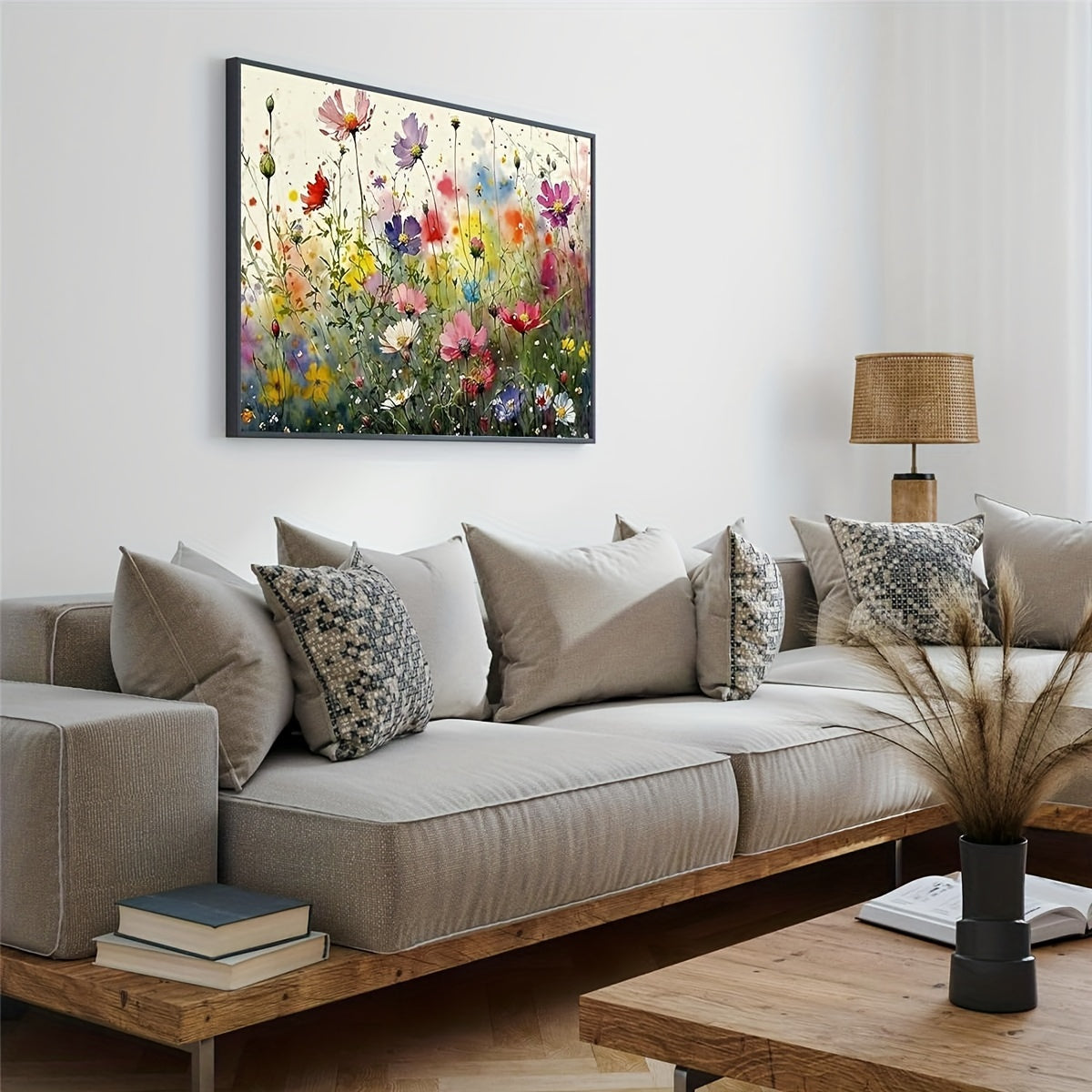 Schilderen op Nummer Bloemen - Voor Beginners - Wanddecoratie 40.64x50.8 cm Zonder Lijst