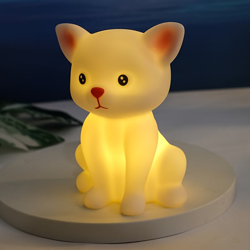 KittyGlow - Schattige Kitten Tafellamp met LED-licht en Batterijvoeding