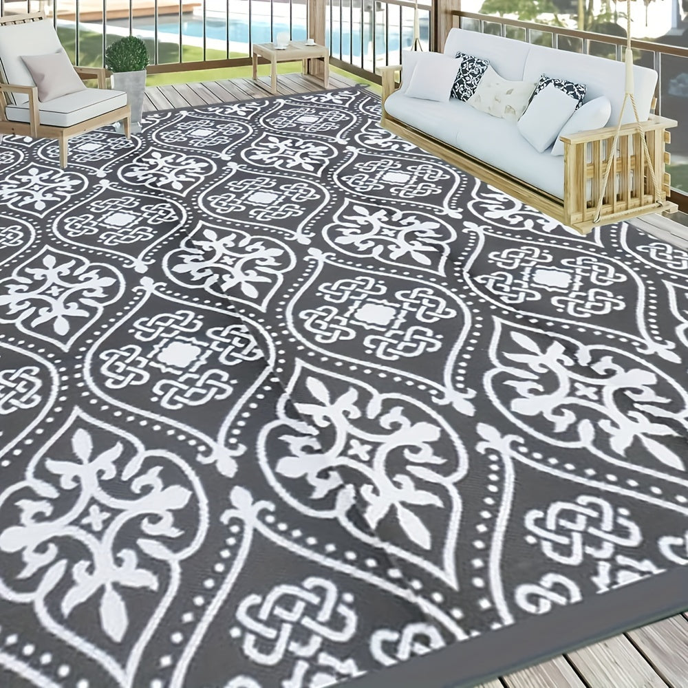 Luxury Antislip Waterdicht Buiten Vloerkleed - 274x548cm - Omkeerbaar Mat Voor Patio, Camping, Strand, Deck, Tuin, Picknick