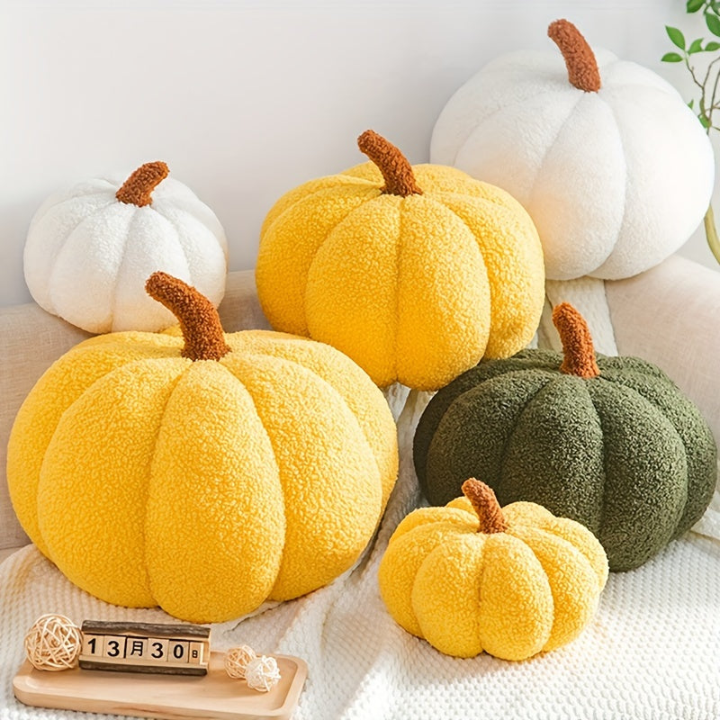 Cozy Pumpkin Kussen - Zachte, Kleurrijke Decoratie voor Halloween en Feestjes