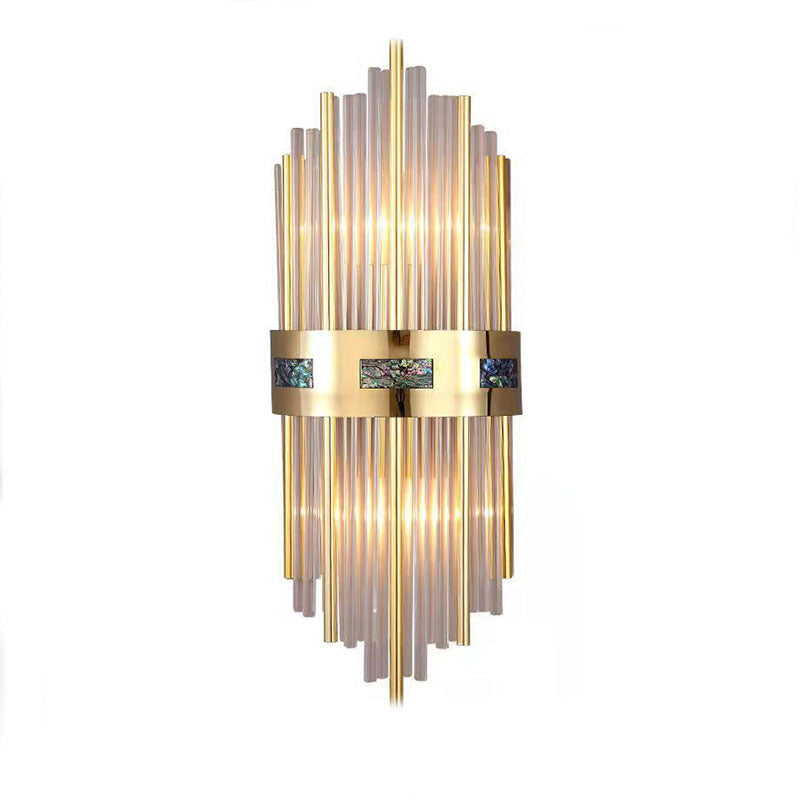 Crystal Kristal LED Wandlamp Goud, Woonkamer/Slaapkamer, Metaal/Acryl