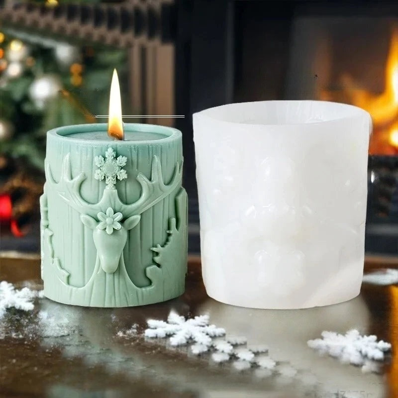 ElkMold – Elegante 3D Kerstkaarsen Vorm