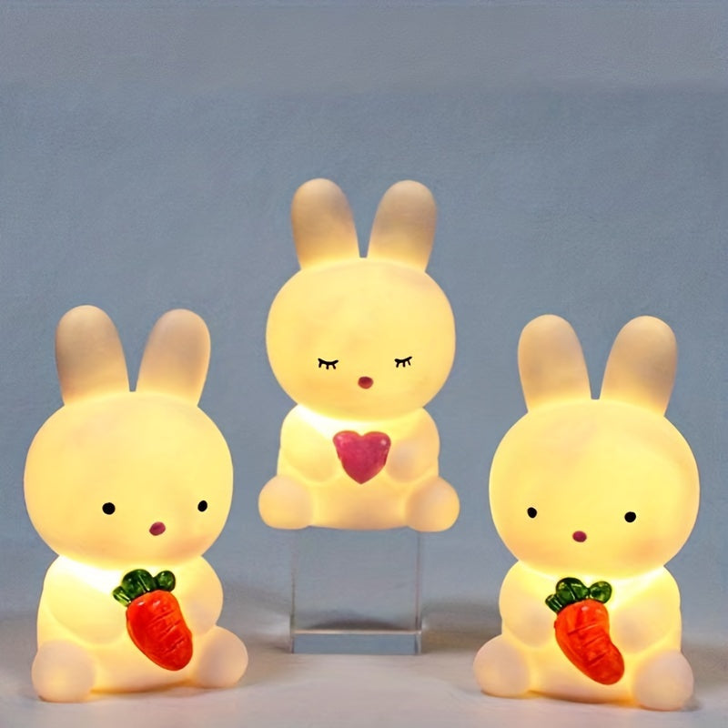 BunnyGlow - Schattige Konijnenlamp met LED Licht voor Decoratie en Nachtverlichting