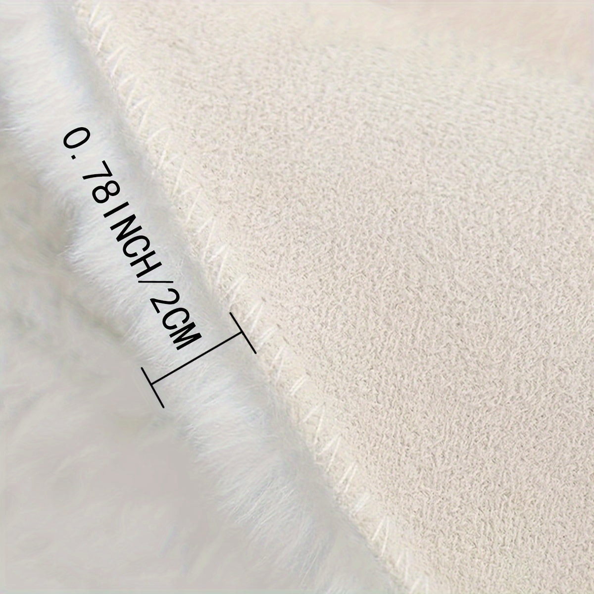 BubbleFleece Ronde Fluffy Tapijt – Zacht, Warm en Decoratief voor Woonkamer, Slaapkamer, en Meer