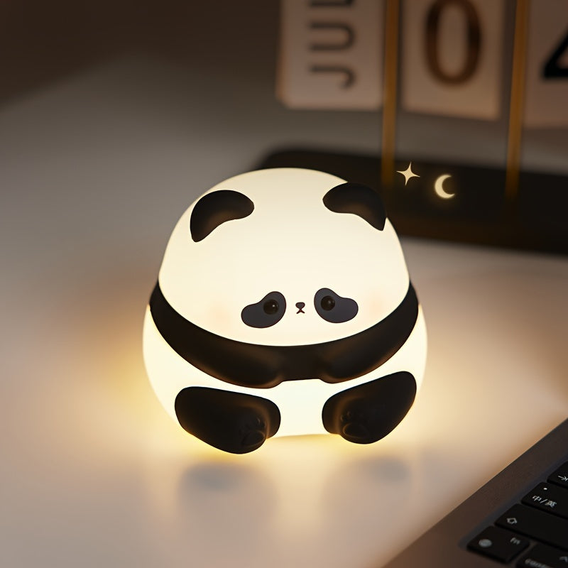 PandaGlow - Schattige Grote Panda LED Nachtlamp met Touchbediening en Oplaadbare Batterij