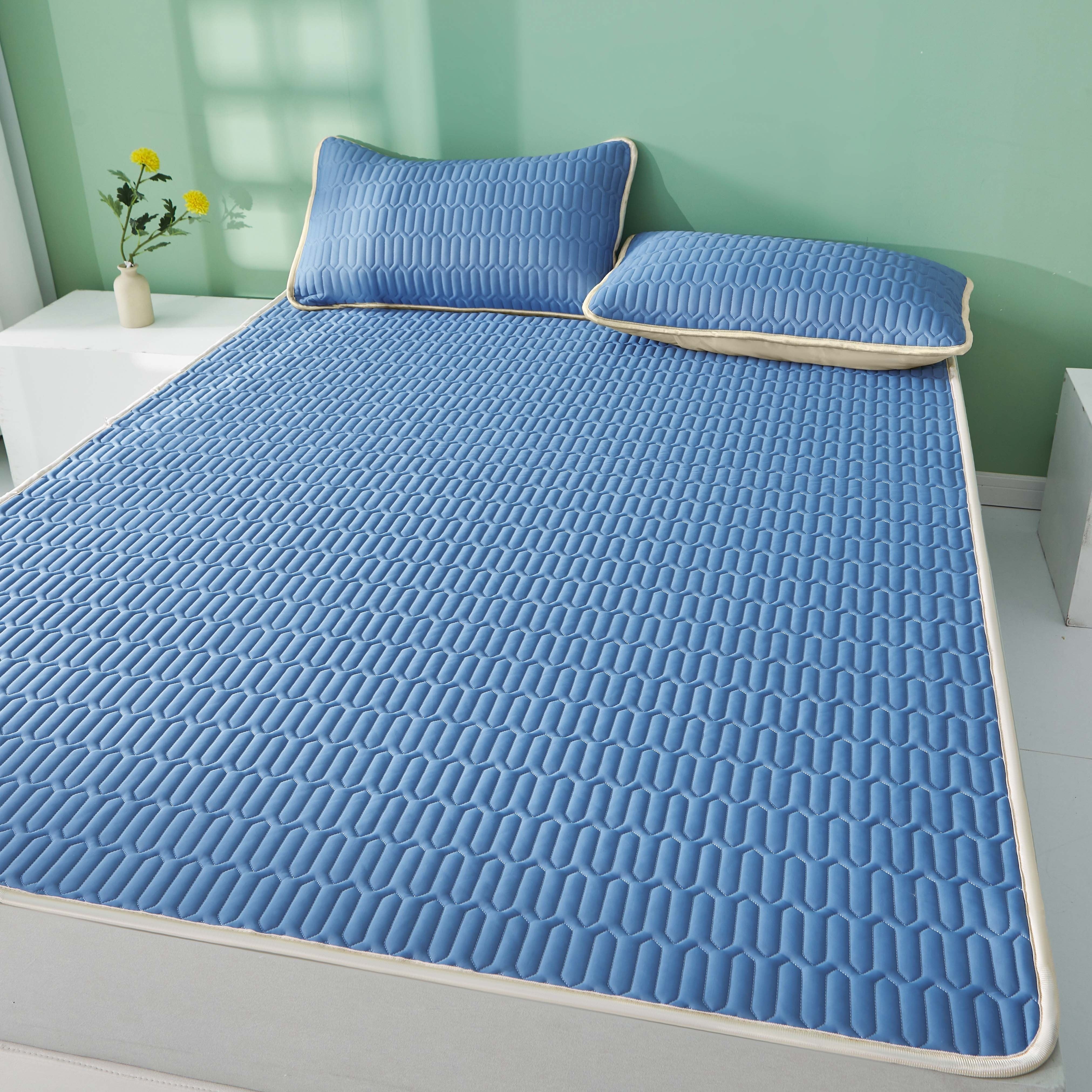 Cool Latex Mat - 2/3 stuks zomer koel latex mat set voor slaapkamer of studentenkamer, Ademend en Opvouwbaar