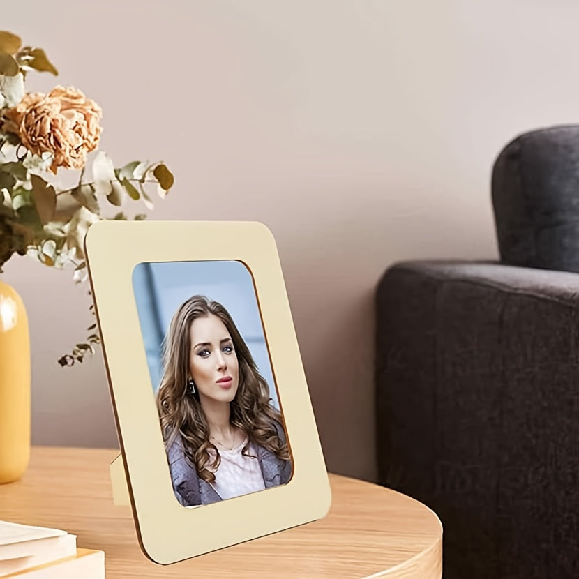 10 stuks Fotolijst - Houten DIY Handgemaakte Fotolijsten 15,24 cm - Voor Woonkamer, Kantoor, Valentijnsdag, Nieuwjaar en Pasen Cadeau