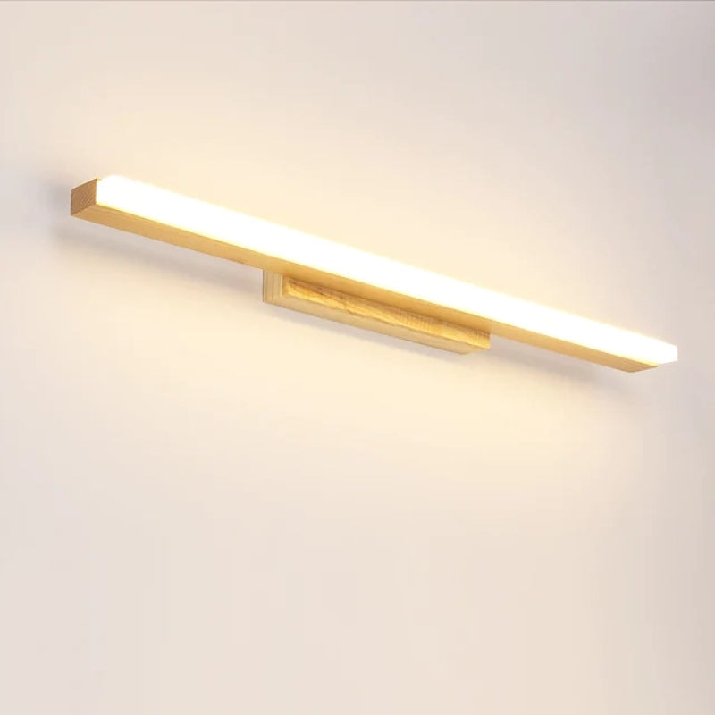 Leigh Moderne Lineaire LED Wandlamp - Badkamer/Woonkamer - Hout