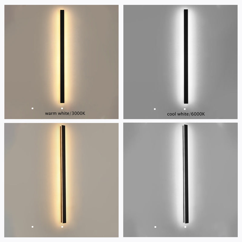 Zenith - Moderne Design LED Wandlampen Zwart Metaal voor Tuin en Hal