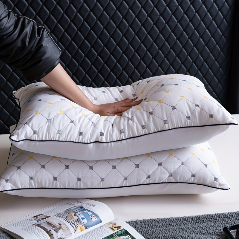 IllumiPillow Luxe – Premium Wasbaar Hotelkussen met Neksteun – Ademend en Zacht