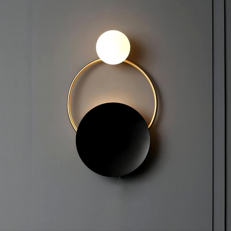 Moderne Sfeer - Three Circle Wandlamp