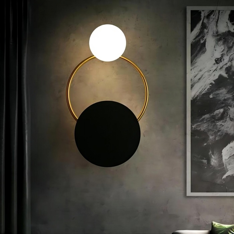 Moderne Sfeer - Three Circle Wandlamp