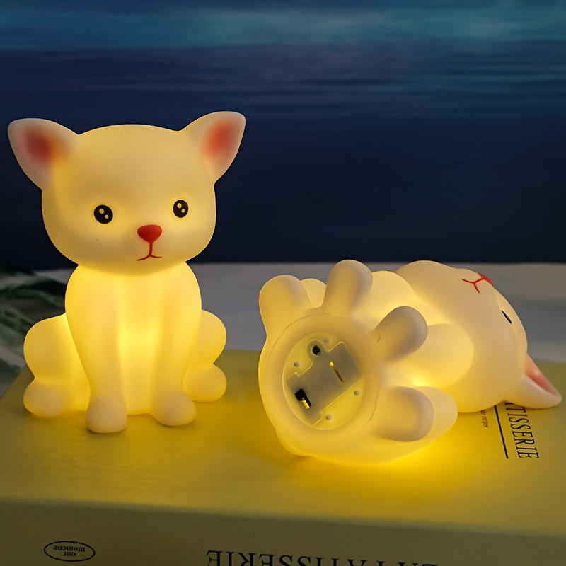 KittyGlow - Schattige Kitten Tafellamp met LED-licht en Batterijvoeding