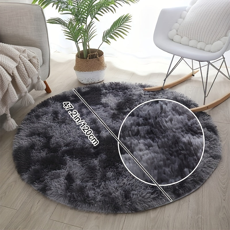 Ultra Soft Plush Rond Vloerkleed – Fluffy, Antislip, Waterdicht