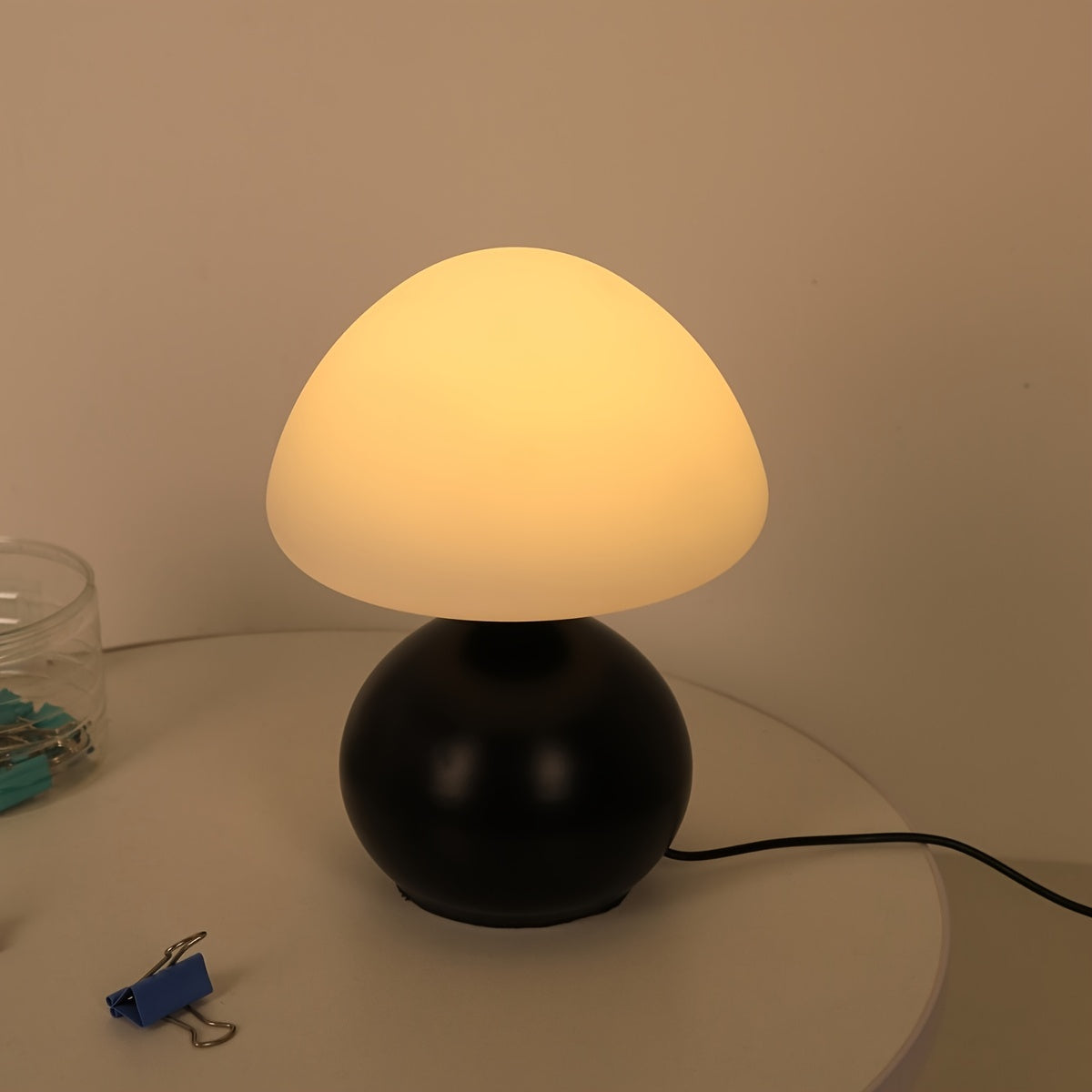 ModernLight - Paddestoel Tafellamp Warm Licht, USB Gevoed