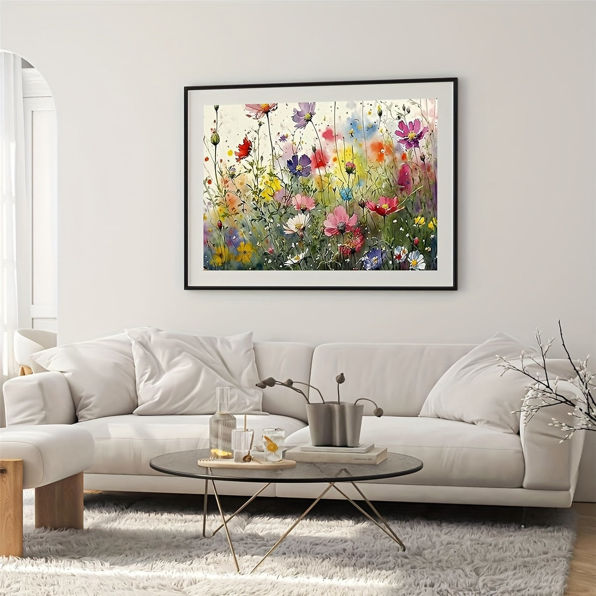 Schilderen op Nummer Bloemen - Voor Beginners - Wanddecoratie 40.64x50.8 cm Zonder Lijst