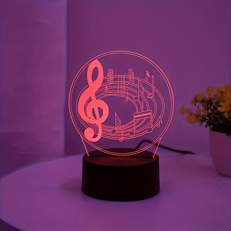 MuziekLicht - Moderne Acryl Tafellamp met Touch Control en USB-Aansluiting