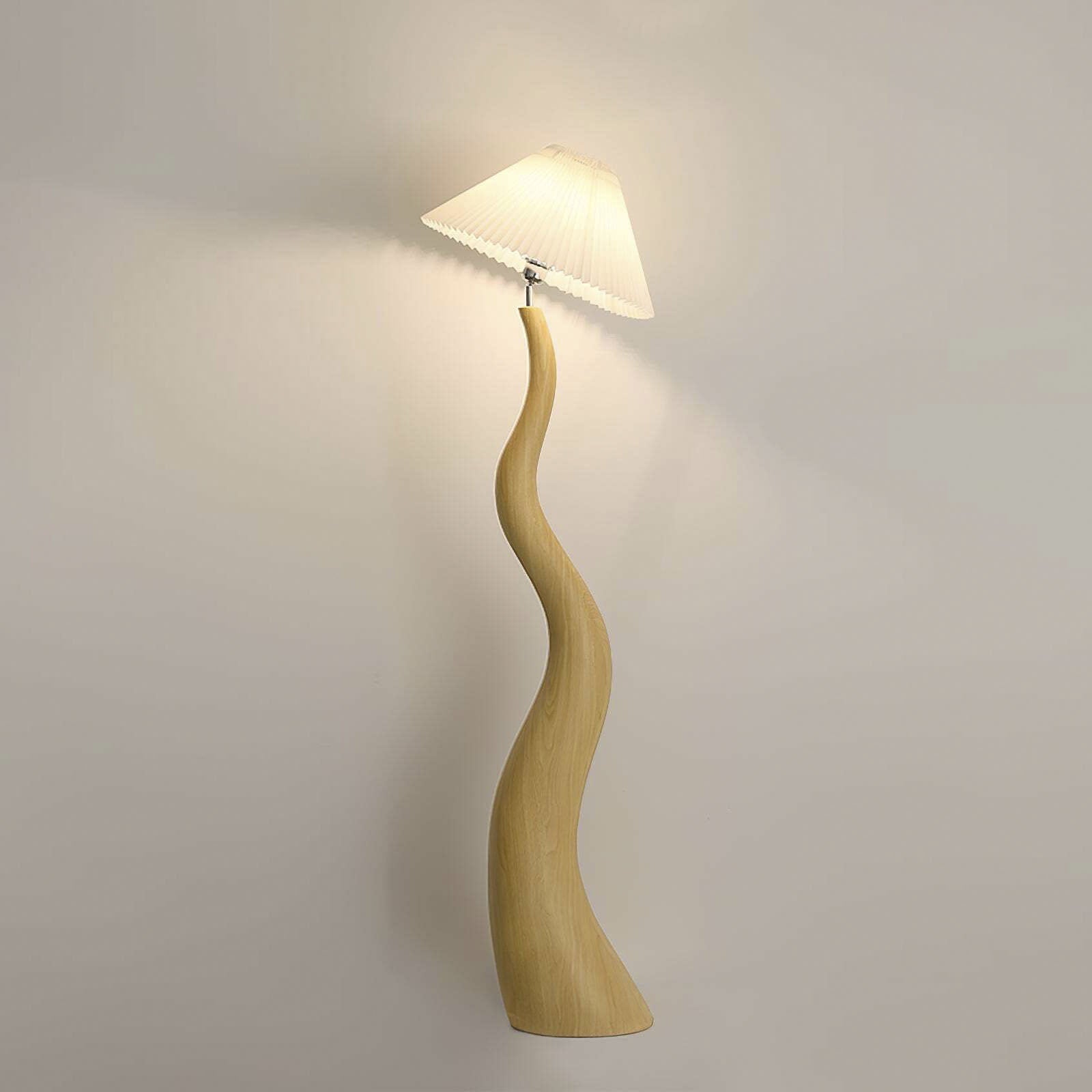 Marlene Bruine Lamp: Minimalistische Keramische Vloerlamp