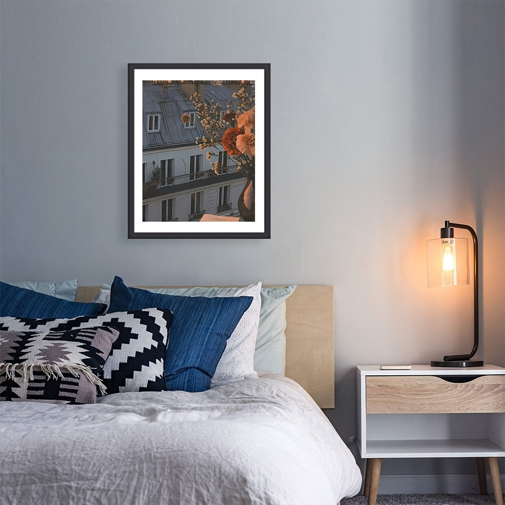 3 stuks Fotolijst - Fotolijst voor Muur- en Tafeldecoratie, Voor Kunstdecoratie, Verjaardagscadeaus, Woon- en Kantoorruimte, Moederdag, Nieuwjaar, Paascadeau, Zwart, Langwerpig