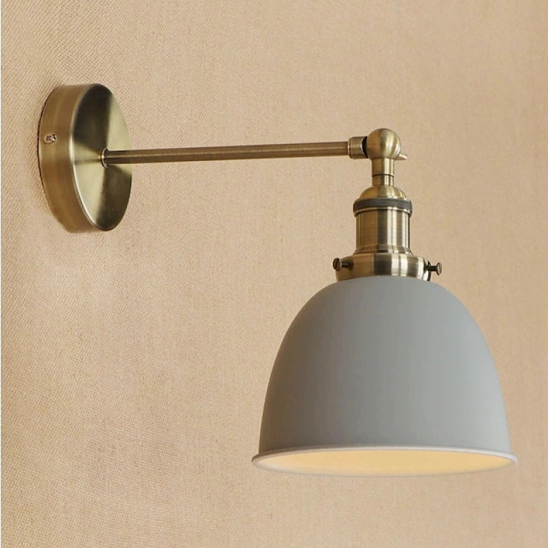 Liam Vintage LED Wandlamp Binnen Zwart Slaapkamer Metaal