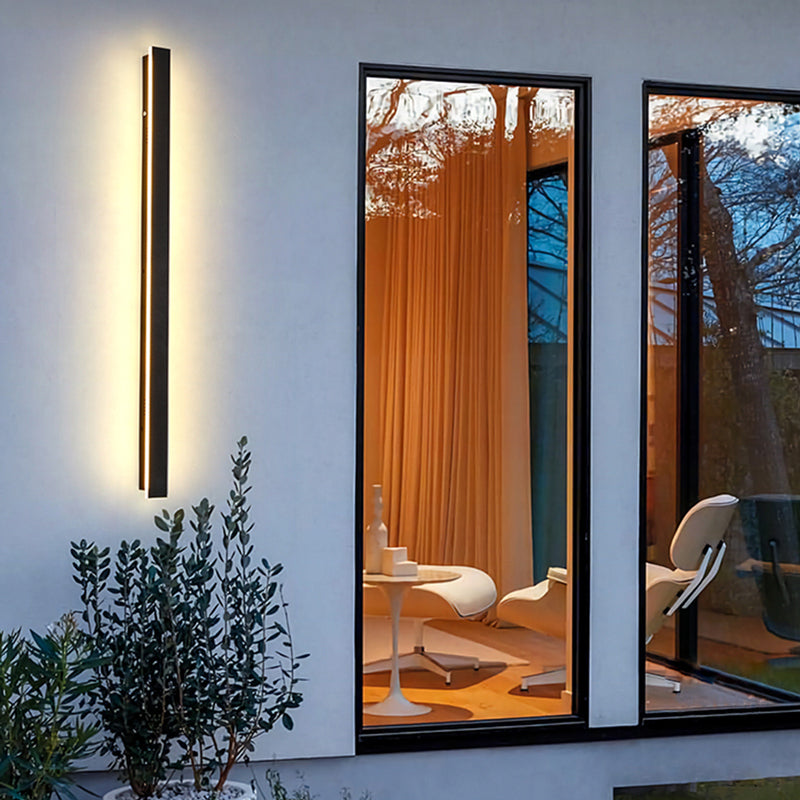 Zenith - Moderne Design LED Wandlampen Zwart Metaal voor Tuin en Hal