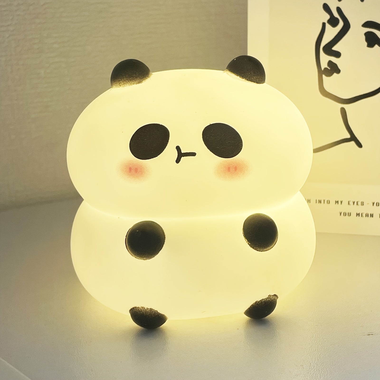 PandaGlow - Aziatisch-geïnspireerd Panda Nachtlampje met LED-verlichting