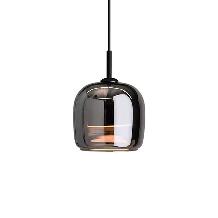 NobleShine - Scandinavische zwarte glazen hanglamp