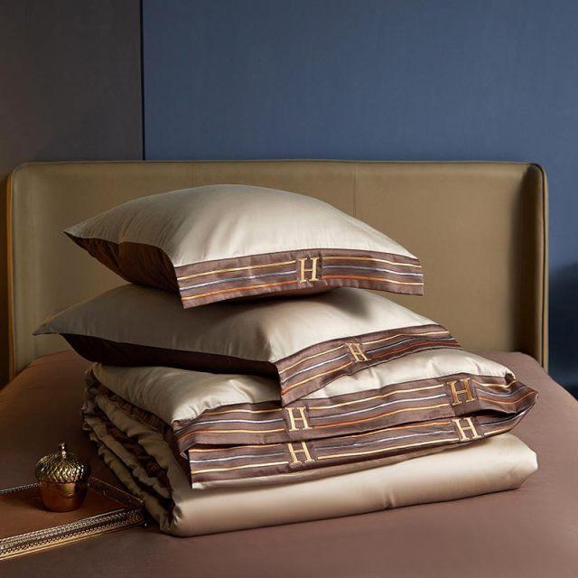 Cream Visna Duvet Cover Set - Egyptisch Katoen