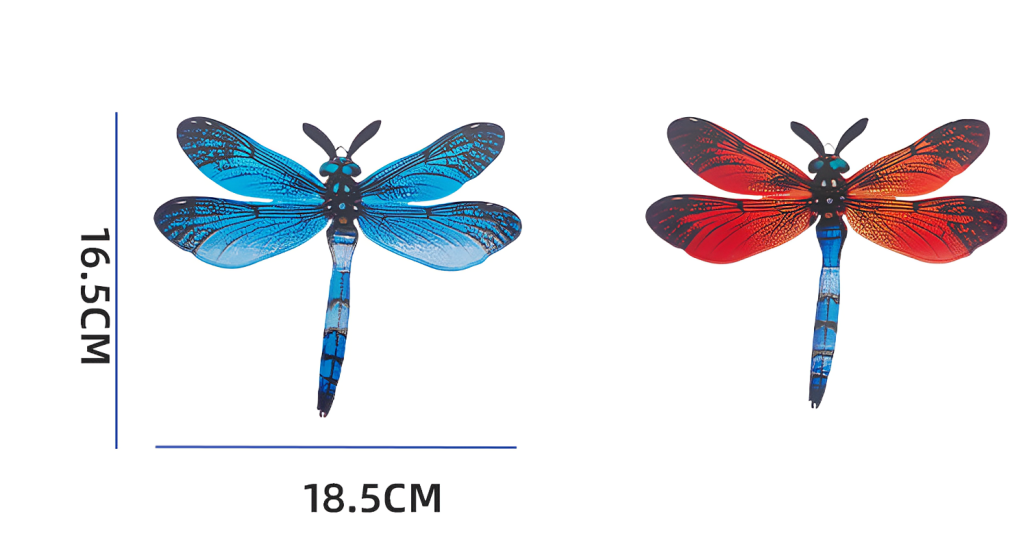 1/2 stuks Levendige Metalen Libelle Muurkunst - Artistieke Buiten Decoratie voor Tuinen, Huizen & Evenementen - Duurzaam, Veelzijdig & In Het Oog Springend - Een Perfect Cadeau-idee voor Elke Gelegenheid